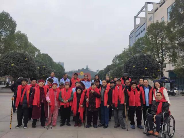 四川邻水县亿豪托老中心举办新春佳节团拜会